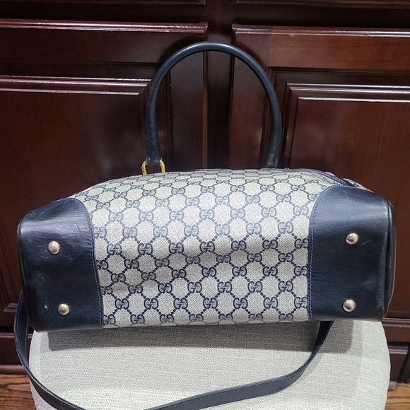 Beautiful Gucci Supreme Web Ophidia Large 2 Way Satchel .. Authentic..w/COA.. - Picture 6 of 16